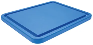 Schneidebrett GN 1/1 H2cm blau mit Saftrille