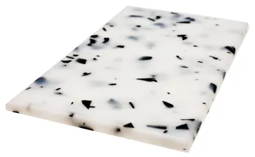 Schneidebrett 22x14x1cm marmoriert ohne Saftrille