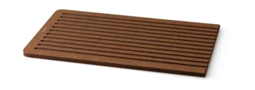 Duracore Brotschneidebrett m. Saftrille, braun 38.5x27x0.9cm