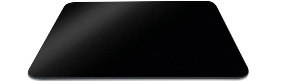 Glaskeramik Abdeckung 30x40cm Oberfläche geriffelt schwarz