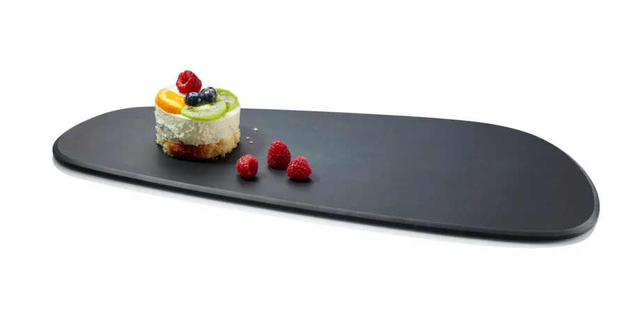 Duracore Servierbrett Pebble, schwarz, 49x20.7x0.9cm