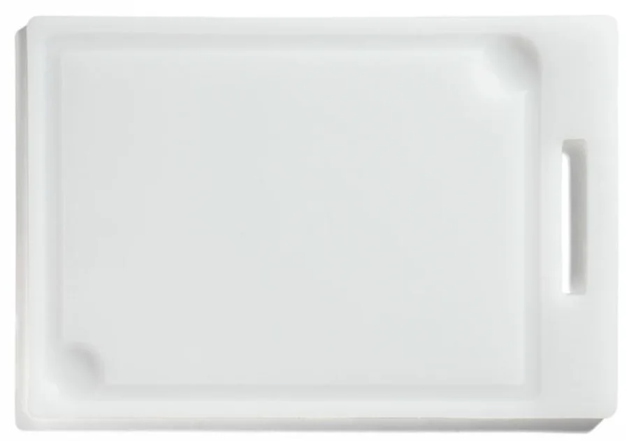 Schneidebrett 44.5x30cm, H 1,2 cm weiss