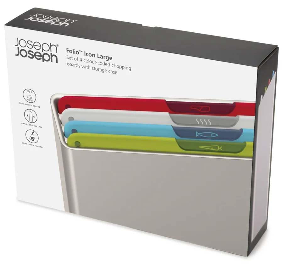 Folio Icon Schneidebrettset 4 tlg. gross multicolour