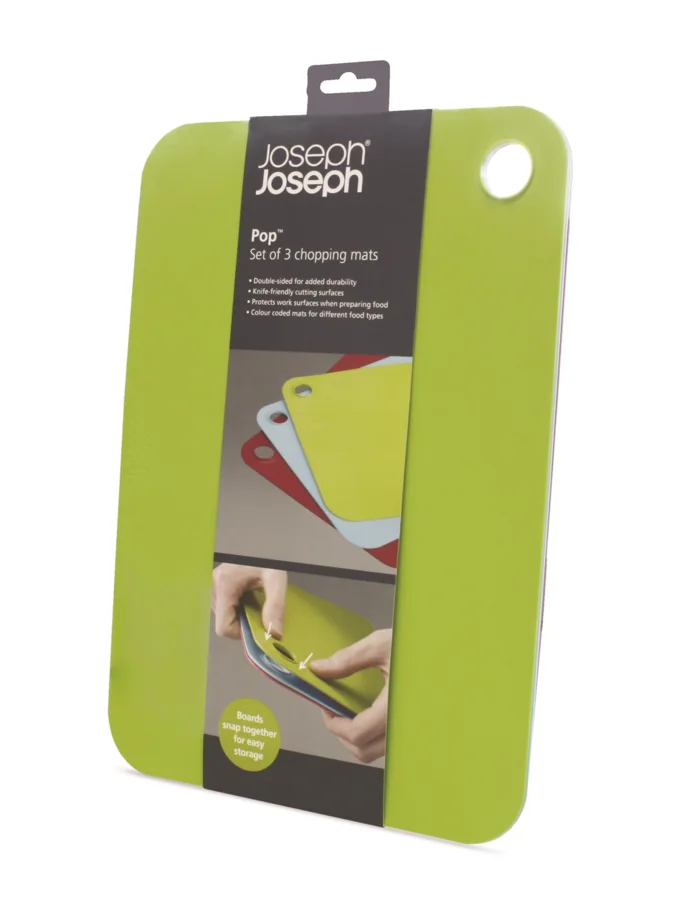 3er Set Pop Schneidematten multicolor, 24x34cm