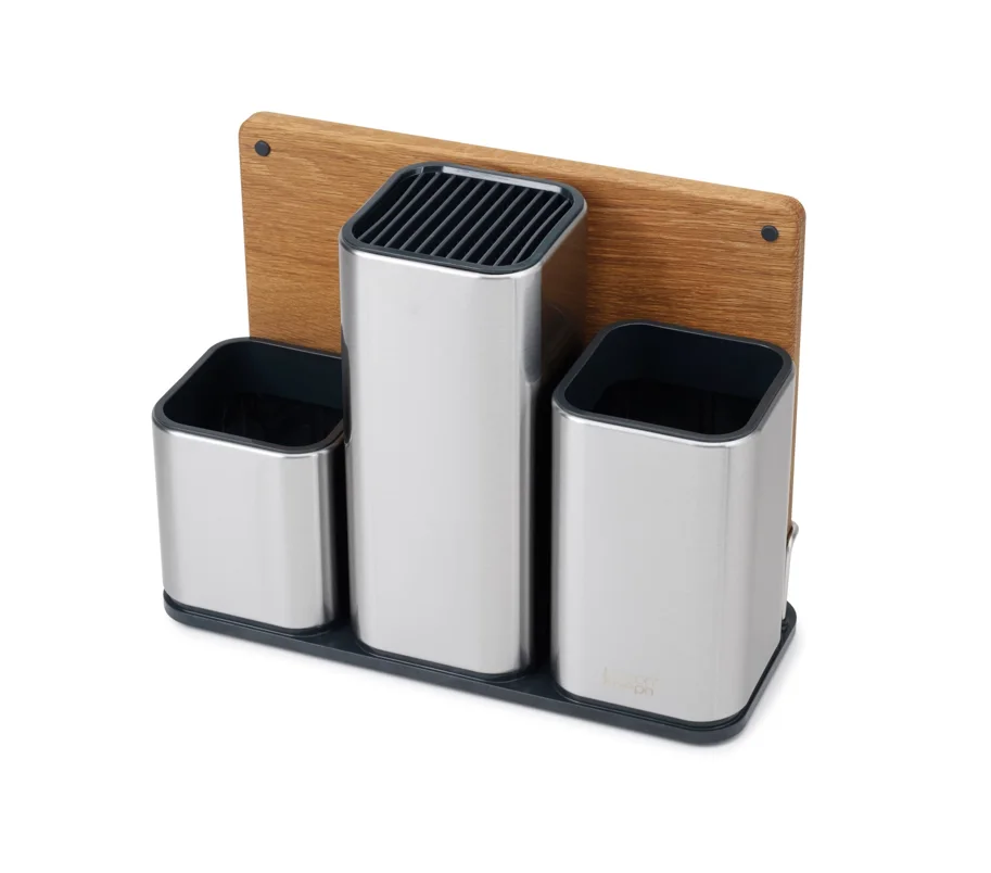 Steel Collection CounterStore m. Schneidebrett 31x12.5x23cm