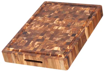 Butcher Block Schneidbrett mit Saftrille 51x35.5x6.4cm