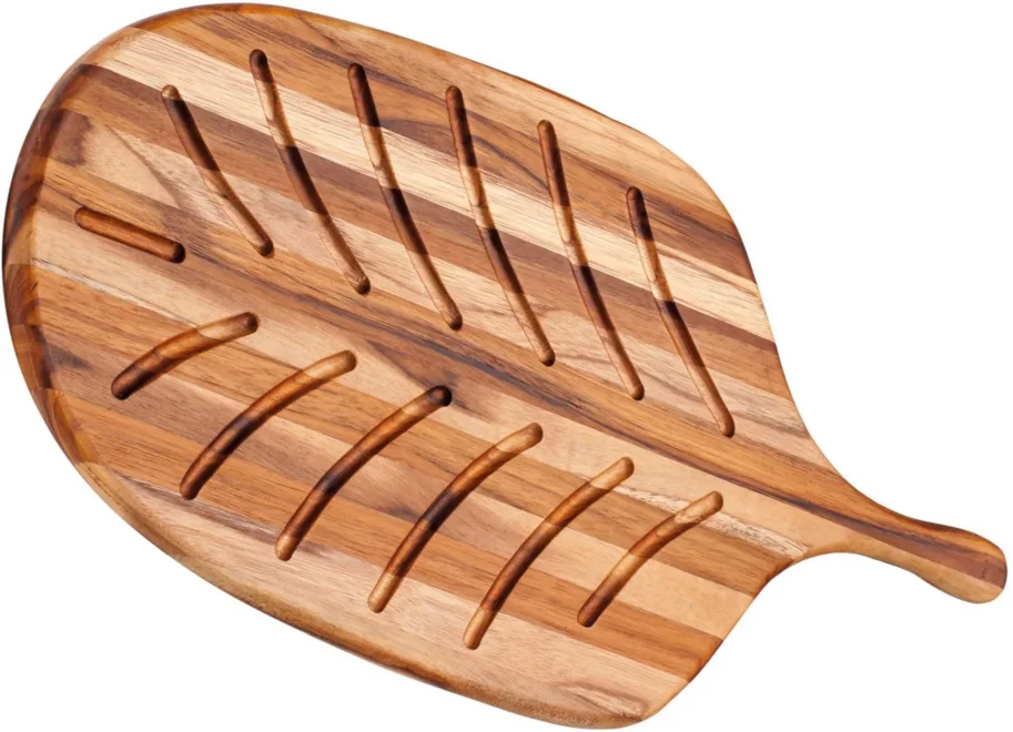 Canoe Brotbrett mit Griff  und Saftrillen 48x22.9x1.2cm