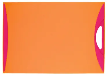 Kleon Schneidebrett orange/fuchsia 37x25.5cm