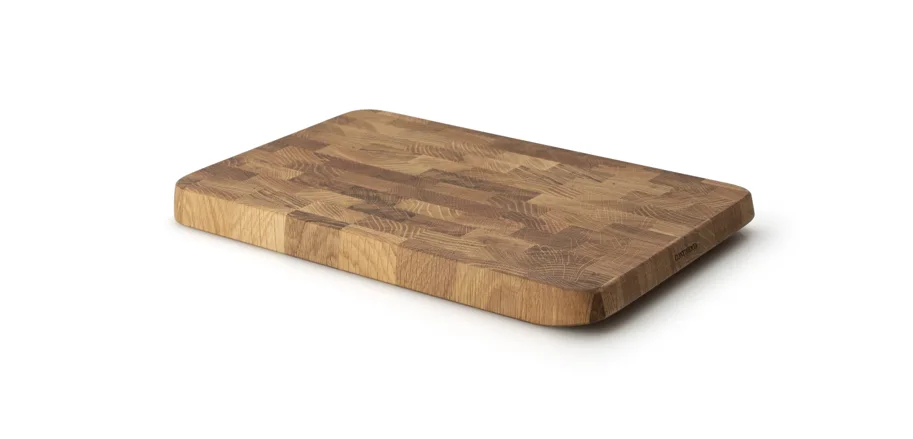 Eiche Stirnholz Schneidebrett 38x25x3cm