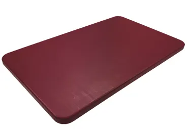 Schneidebrett GN 1/1 H2cm rot ohne Saftrille