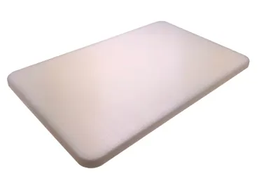 Schneidebrett 60x40cm H3cm weiss ohne Saftrille