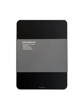 Duracore Schneidebrett, schwarz,29.5x21.5x0.6cm