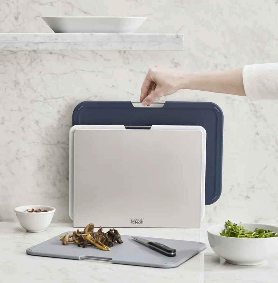Nest grau gross Schneidebrett, 26x35.5x7.2cm