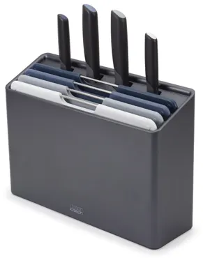 Folio Plus 8 tlg. Messer+Schneidebrettset Graphite