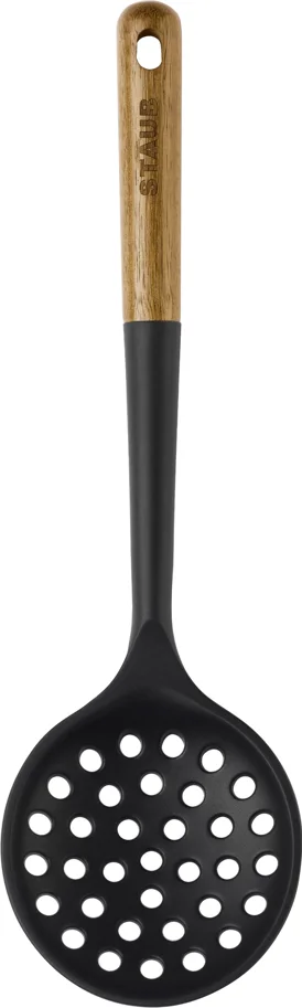 Schaumkelle, 31cm Akazie Silikon
