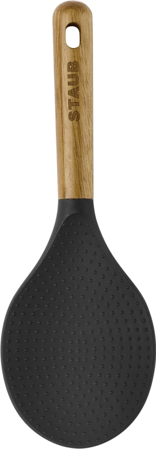 Reislöffel, 22cm Akazie Silikon