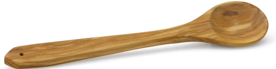 Olivenholz Kochlöffel rund 30cm