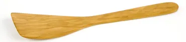 Spachtel geschwungen Olivenholz, 30 cm