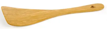 Spachtel gebogen Olivenholz Struktur 30 cm