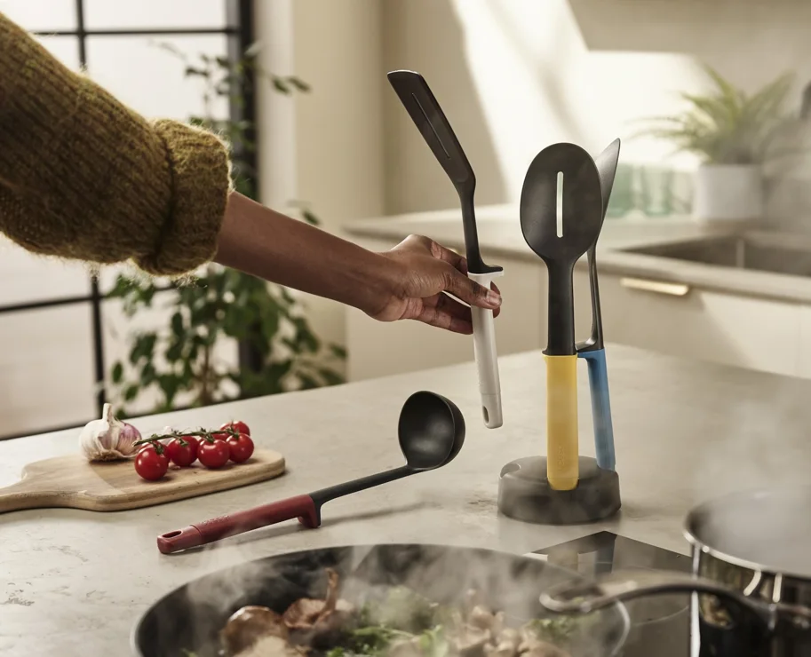 Elevate Slim Kochbesteckset 4tlg. mit Aufbewahrungsst.
