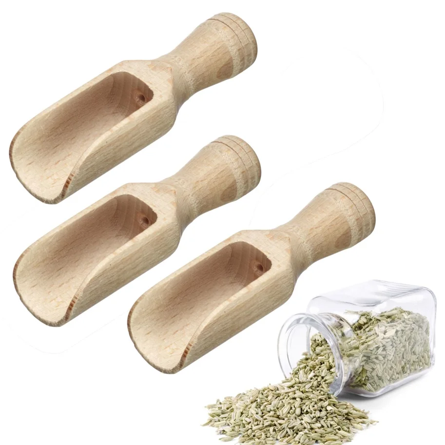 3er Set Gewürzschaufeln Midi 4ml 7.5x2.5x1.8cm