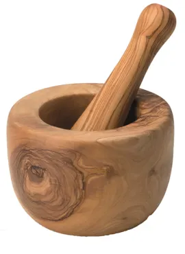 Olivenholz Mörser 14cm