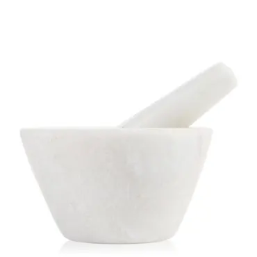 Mörser Spicy Weiss weiss Marmor 105x105x93mm