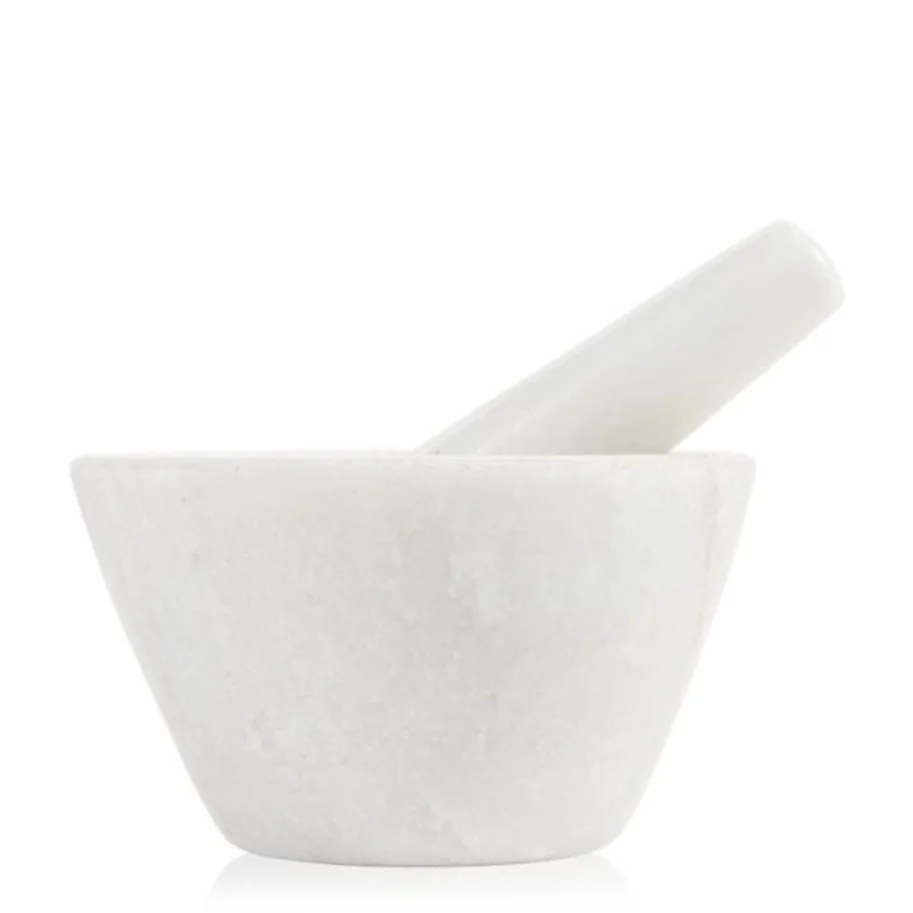 Mörser Spicy Weiss weiss Marmor 105x105x93mm