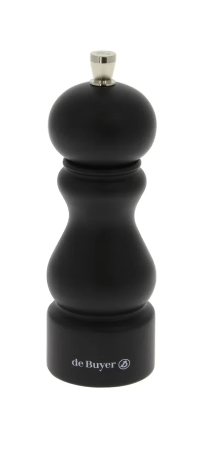 Rumba Salzmühle mattschwarz 18cm