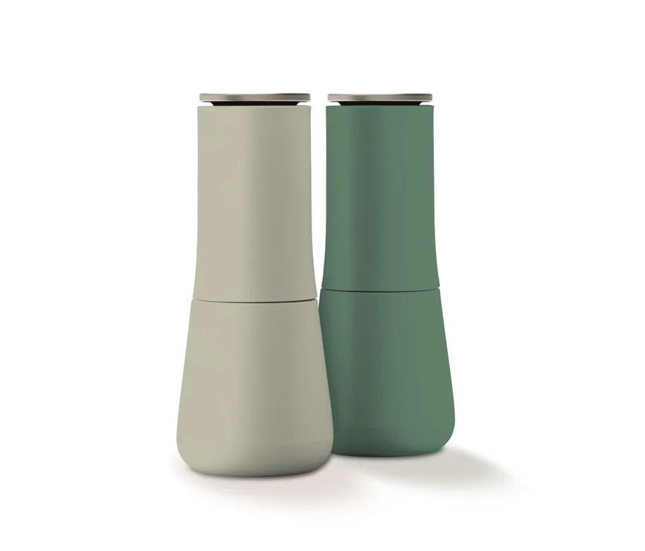 2er Set Milltop Salz- und Pfeffermühle  H16.9cm D7cm sage