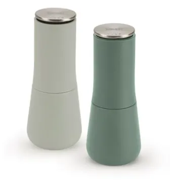 2er Set Milltop Salz- und Pfeffermühle  H16.9cm D7cm sage