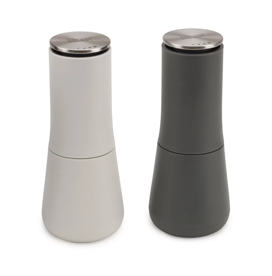 2er Set Milltop Salz- und Pfeffermühle  H16.9cm D7cm grau