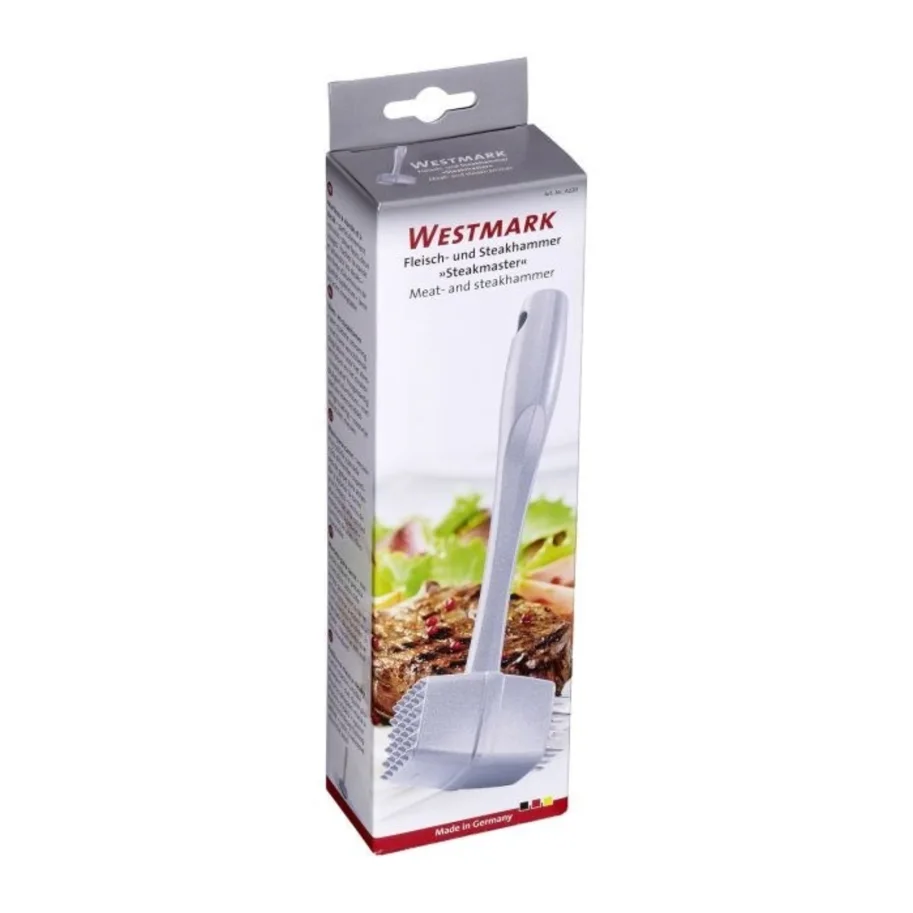 Steakhammer Steakmaster, mit Messern gespickt, 24x7.5x4.5