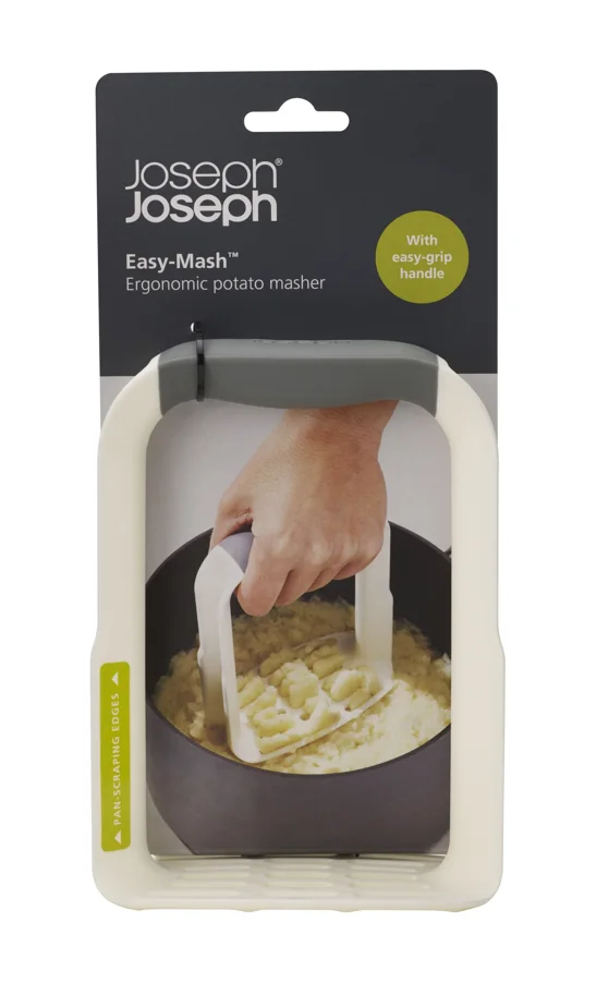 Easy-Mash Ergonomischer Kartoffelstampfer Weiss