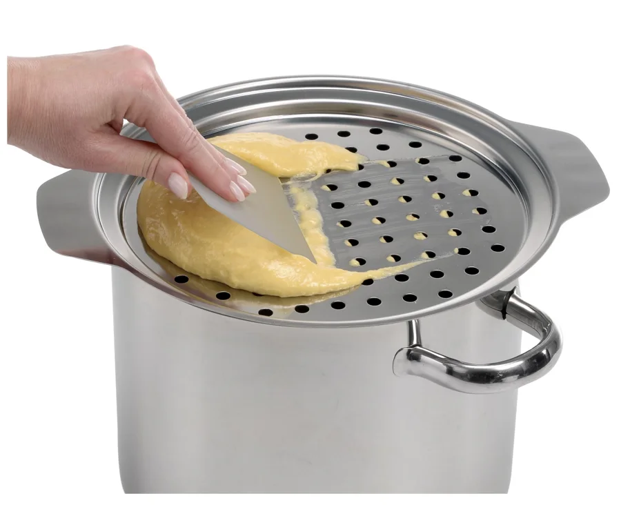 Spätzle-, Topfaufsatzu.Schab. f. Töpfe m. D24-28cm, 32.5x27x