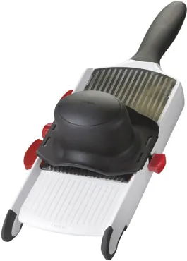 Mandoline mit 3 Klingen 36x10cm