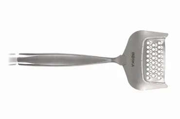 Parmesan Käsehobel Monaco+ silber Edelstahl 290x100x20mm