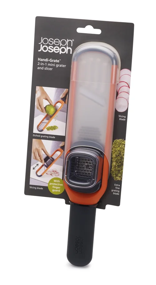 Handi-Grate 2-in-1 Mini Reibe 28.5x5.7x4.3cm orange