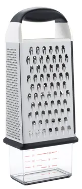 GG Reibe 4-seitig mit Auffangbehälter 30x12.7cm