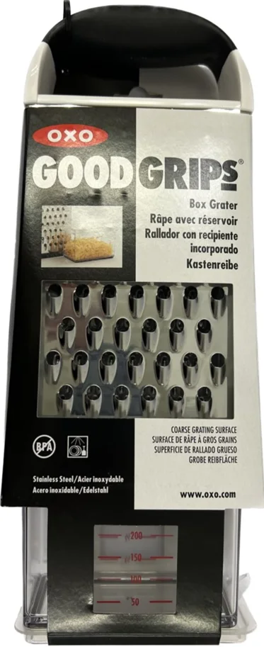 GG Reibe 4-seitig mit Auffangbehälter 30x12.7cm