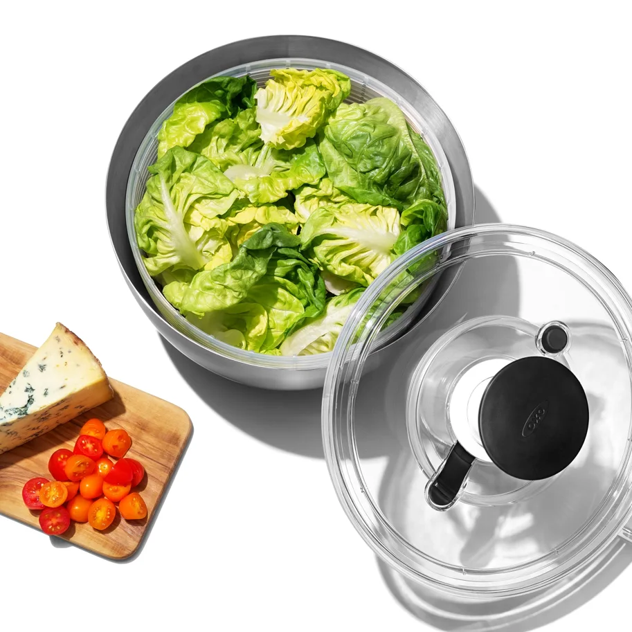GG Steel Salatschleuder konisch Inox 5.9L 26.6x16.5cm