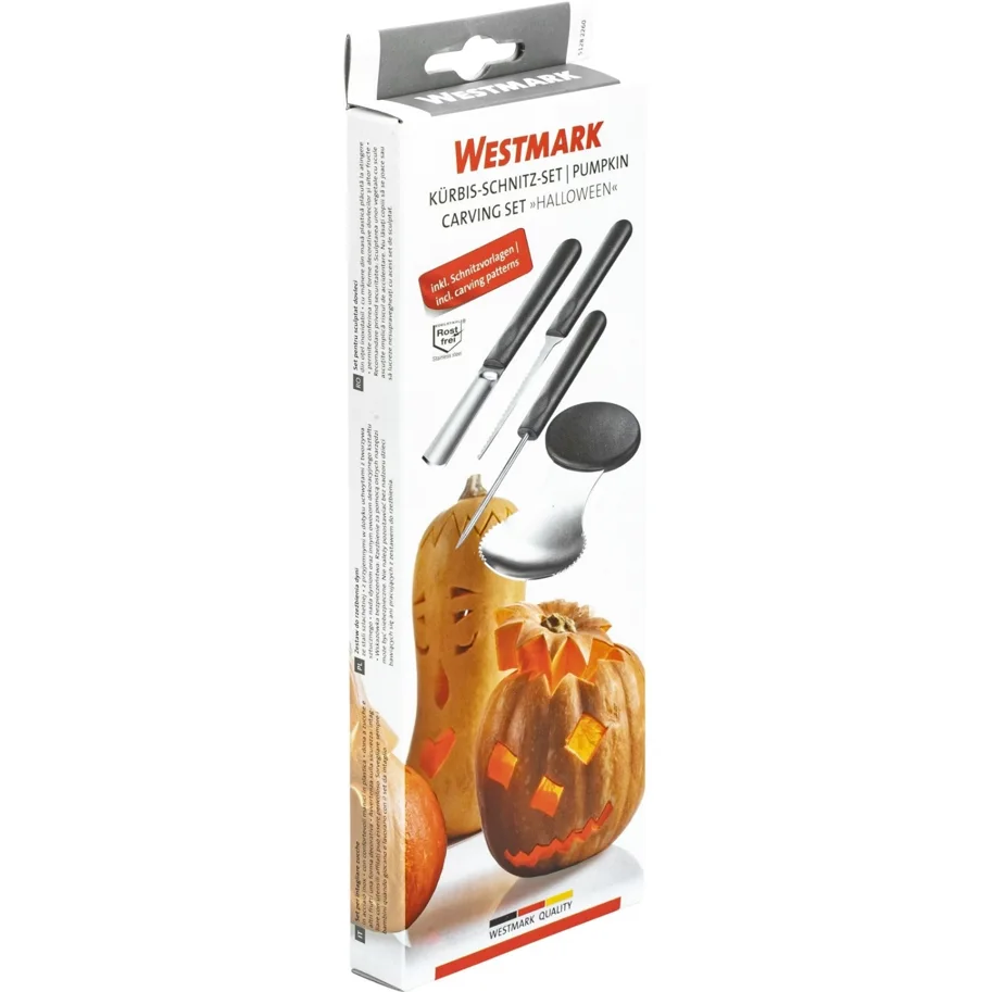 4tlg. Kürbis Schnitz-Set