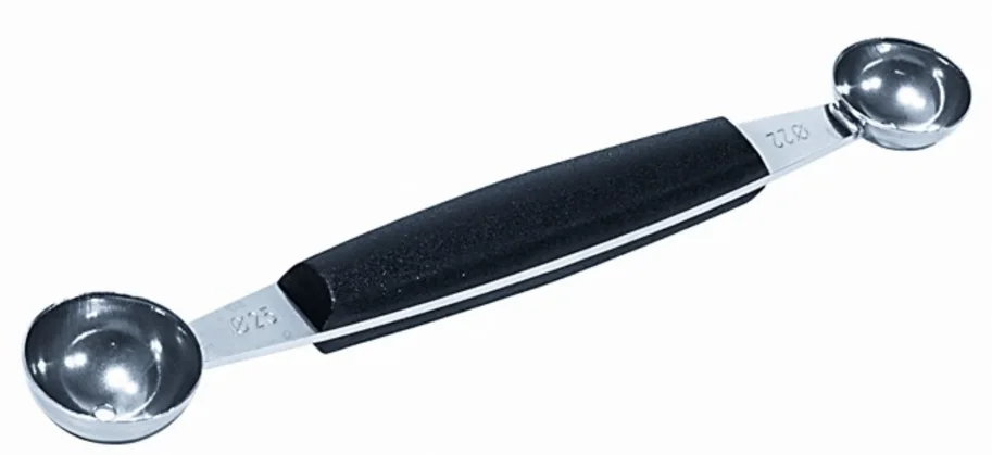 Kugelausstecher 18/0 doppelt 22 und 25 mm 16.5cm