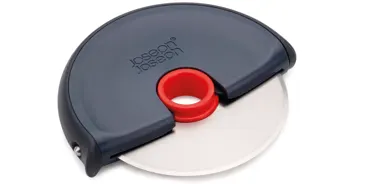 Disc Pizzarad m. Silikonschutz 12x10.7x1.8cm grau rot