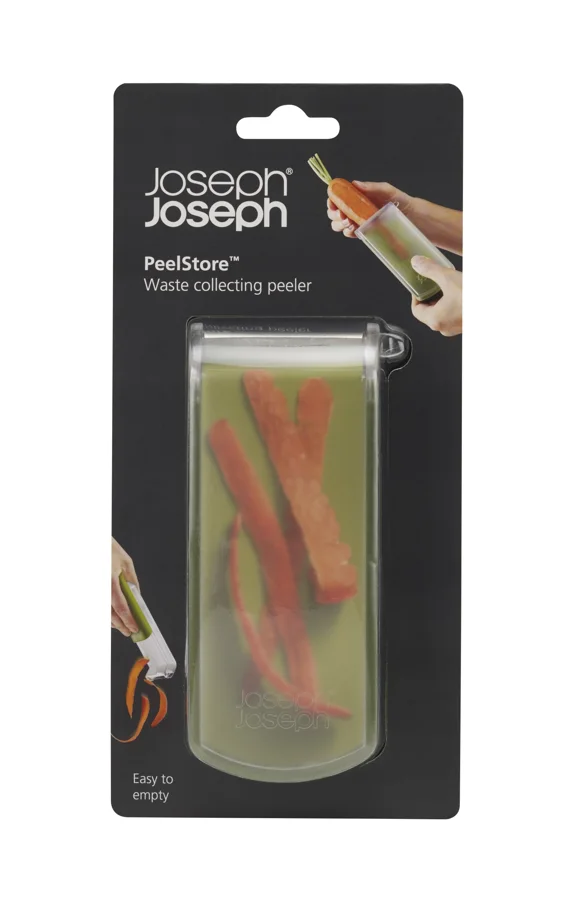 PeelStore Schäler mit integrierter Abfallschale