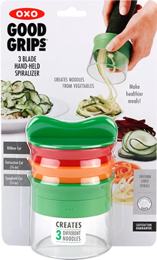 GG Spiralizer Gemüseschneider klein mit 3 Klingen
