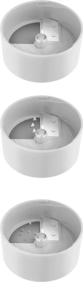 Z-Cut Spiralschneider 4-in-1, grau, 8.2x15.4cm