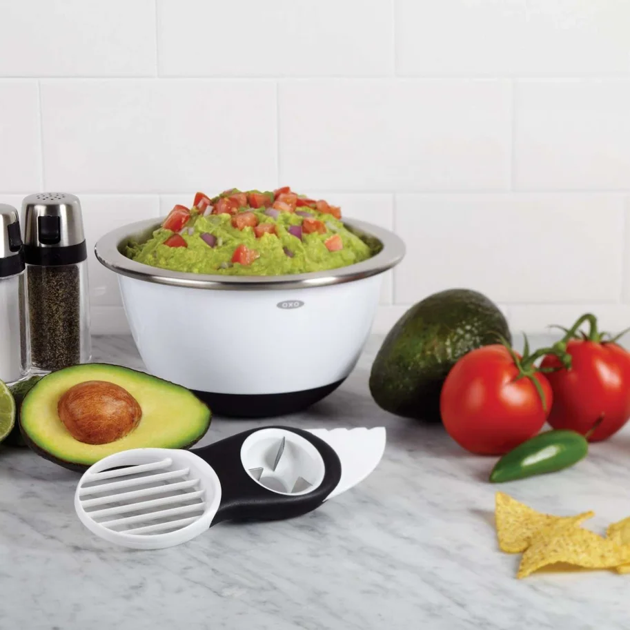 GG 3-in-1 Avocadoschneider weiss