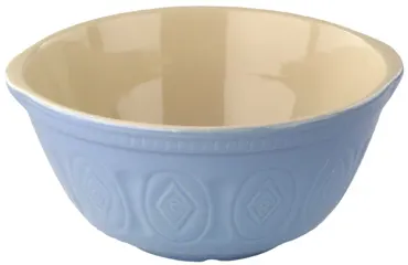 Traditionelle Rührschüssel m. Prägung blau D26cm 2.8 l