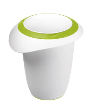 Quirltopf mit Spritzschutz, apfelgrün, 17x16x17.5cm, 1 lt